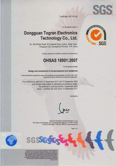 OHSAS18001-2007